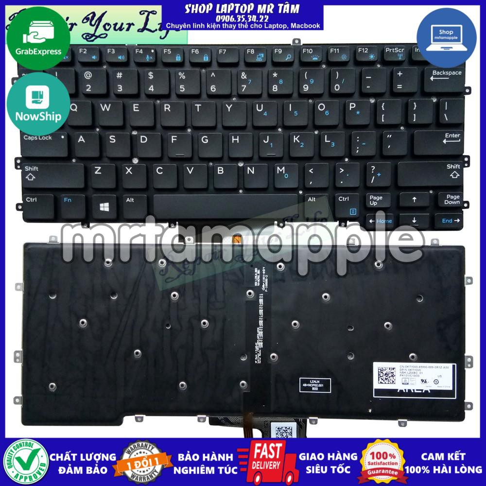 [Mã 33ELSALE hoàn 7% đơn 300K] (KEYBOARD) BÀN PHÍM LAPTOP DELL E7370 dùng cho Latitude E7370