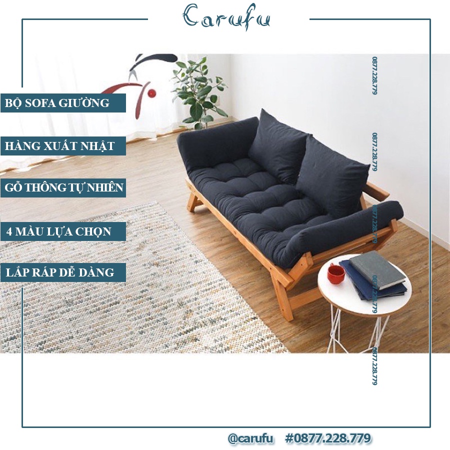 Sofa Mini phòng ngủ, phòng khách giá rẻ | 200x68x70cm| Sofa xuất Nhật NCOOL JP
