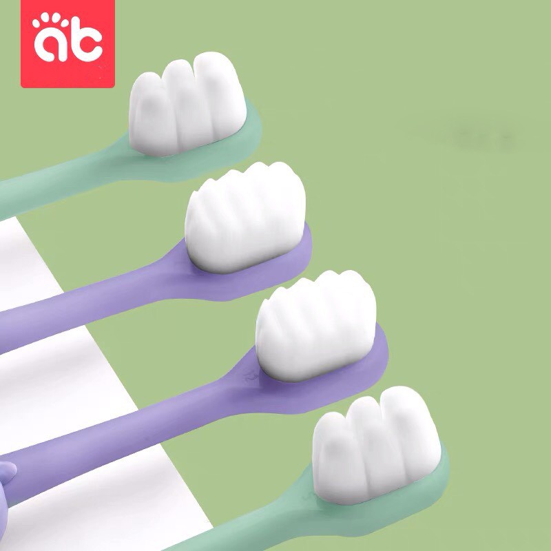 Combo 2 Bàn Chải Đánh Răng Lông Mềm Siêu Mảnh Thiết Kế Hoạt Hình Cho Bé, Shop Bố Sam, An Toàn, Chất Lượng Cao Cấp