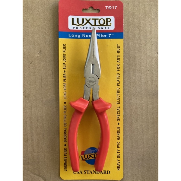 Kìm Điện 7”, kìm Cắt 7”, Kìm Nhọn 7” LUXTOP chính hãng