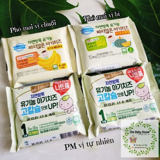 Phô mai tách muối hữu cơ Hàn Quốc đủ vị cho bé ăn dặm 6m+