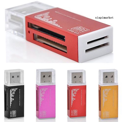 Đầu Đọc Thẻ Nhớ Usb 2.0 Tất Cả Trong 1 Cho Micro Sd Sdhc Tf M2 Mmc Ms Pro