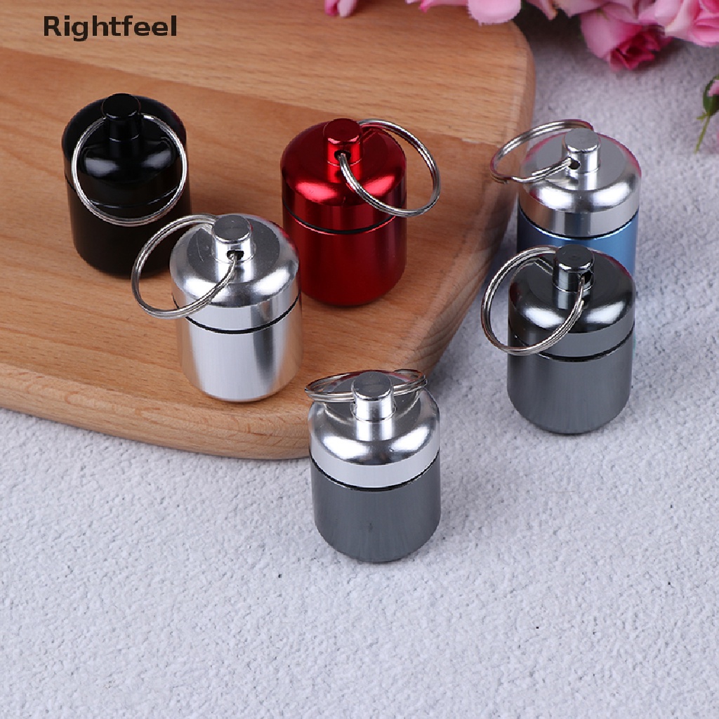 Hộp đựng thuốc mini bằng hợp kim nhôm chống thấm nước kèm chìa khóa