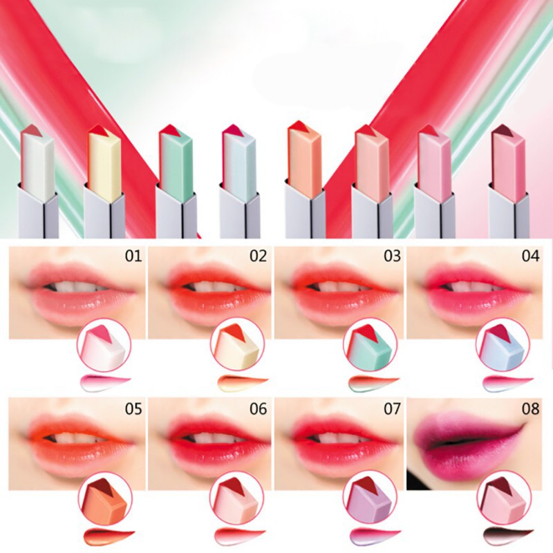 Son thỏi thiết kế 2 màu dưỡng ẩm kháng nước lâu trôi | BigBuy360 - bigbuy360.vn