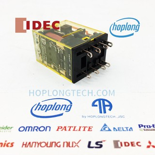 Rơ le trung gian RU2S-A220 IDEC 8 chân dẹt loại lớn điện áp 220VAC