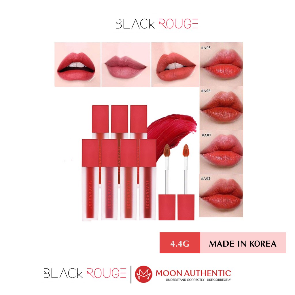 Son Kem Lì Black Rouge Air Fit Velvet Tint – Hàn Quốc – Màu A06,A12,A21,26 | Thế Giới Skin Care