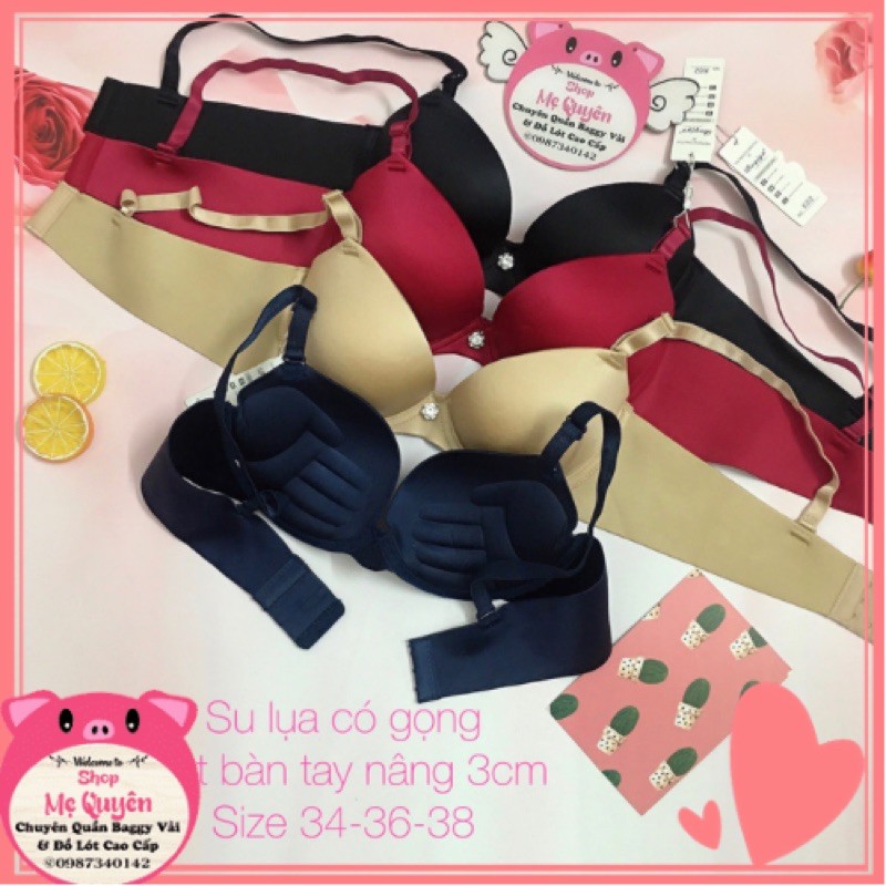 Áo lót su mút bàn tay có gọng siêu ôm ngực