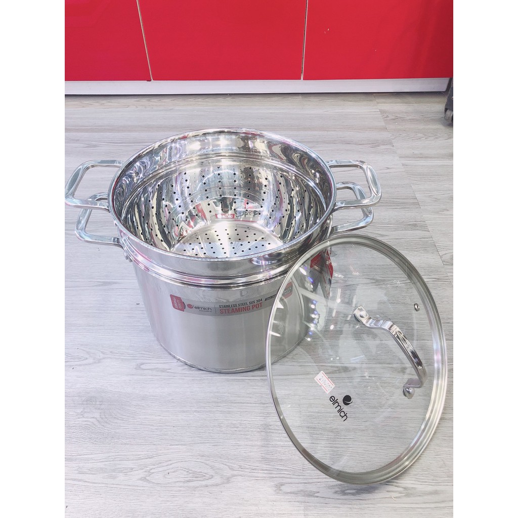 Nồi hấp Inox 304 Elmich 26cm EL3361