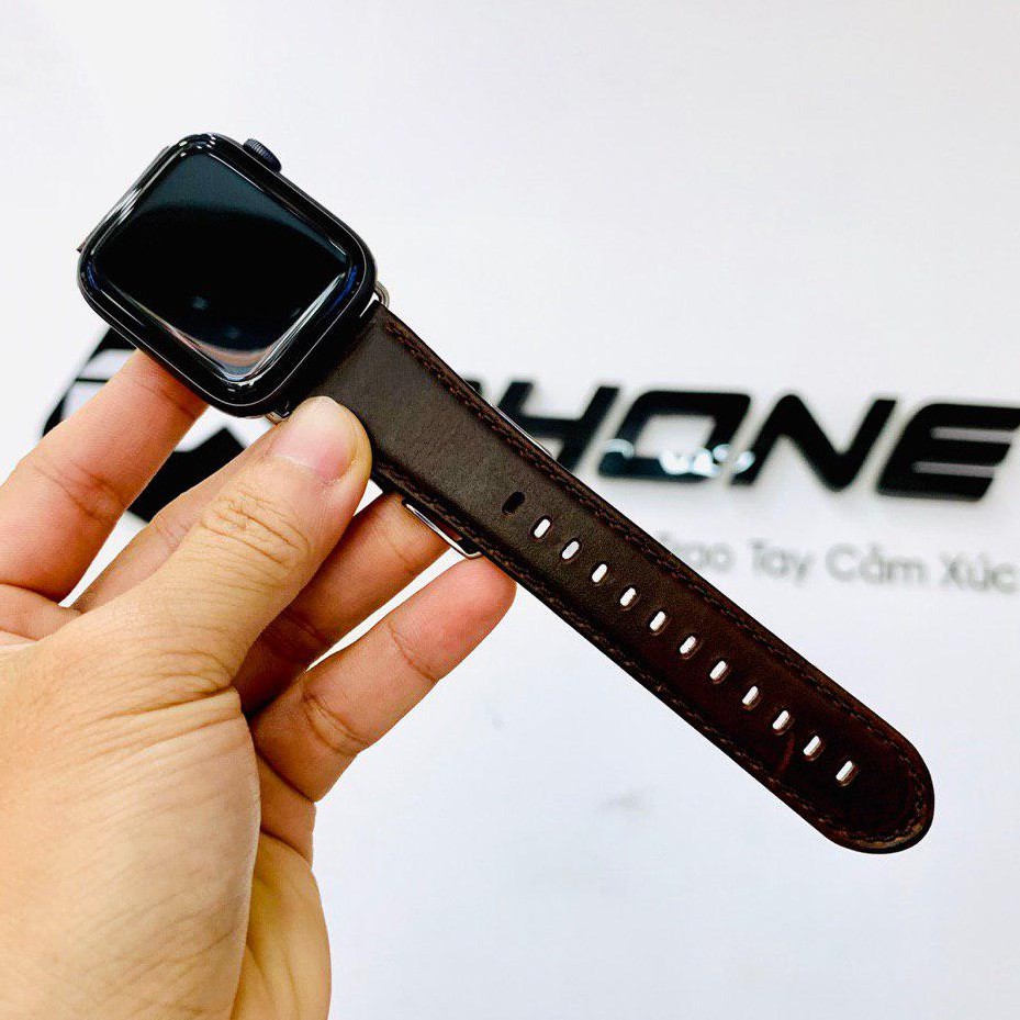 Dây đeo thay thế chất liệu da phong cách cổ điển cho Apple Watch 1/2/3/4/5 42/44mm