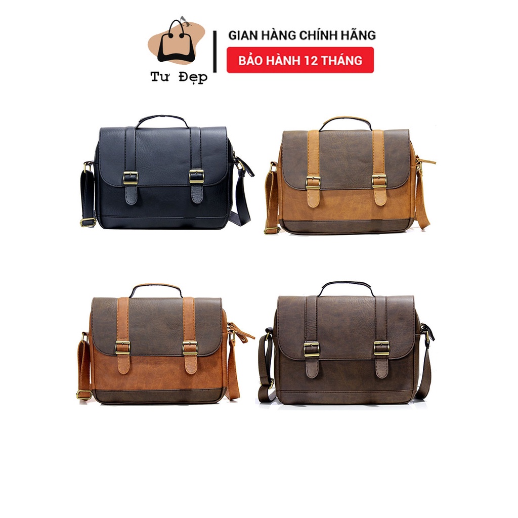 Cặp Da Nam Công Sở Cao Cấp Túi Da Đeo Chéo Nam Đựng Laptop 13 inch Cao Cấp Cặp Xách Công Sở Đựng Tài Liệu Ca 20 | BigBuy360 - bigbuy360.vn