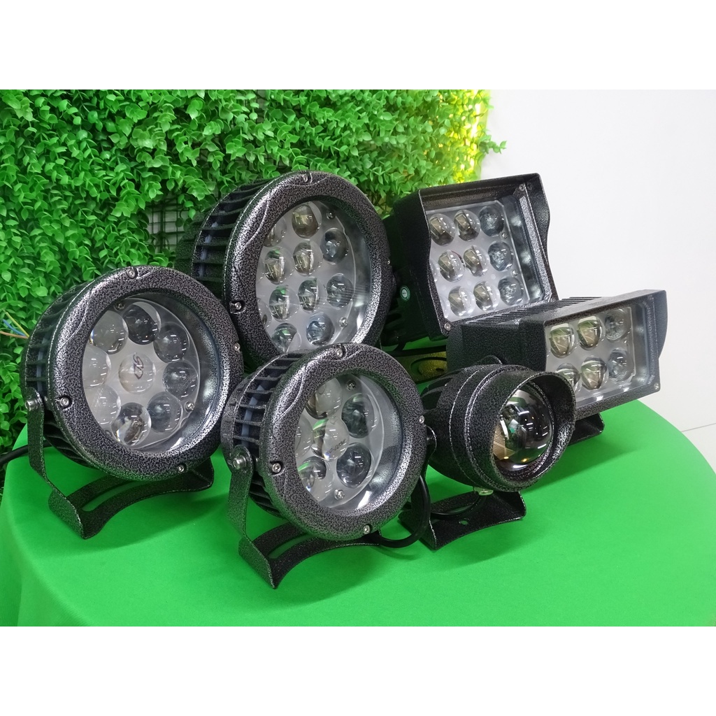 Đèn led chiếu điểm ngoài trời thấu kính tròn HeeSun 36W HS-TKT36