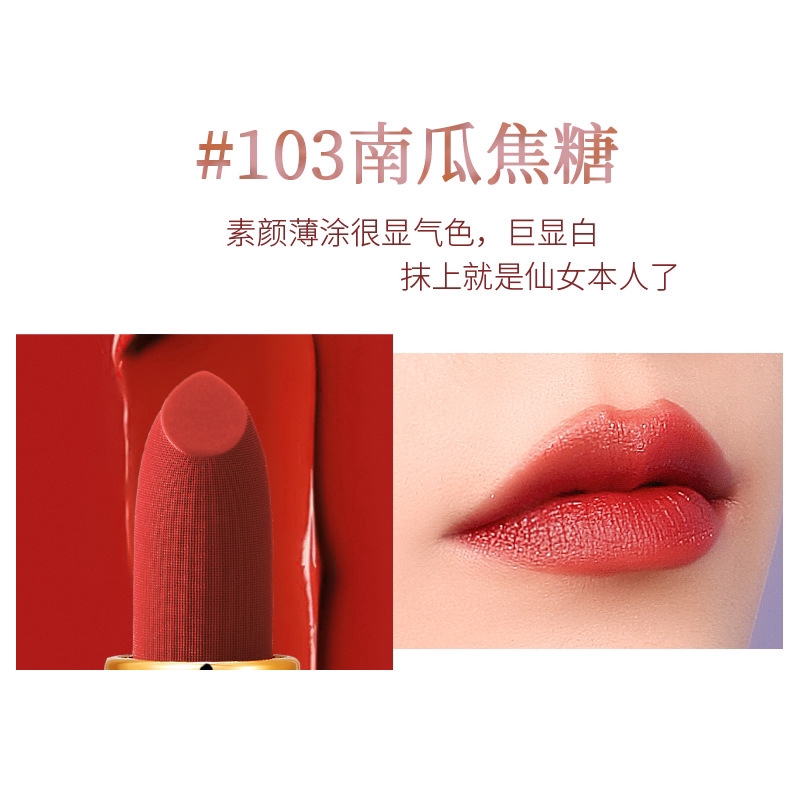 WODWOD® Make Up Small Gold Diamond Silk Lip Balm Affordable Moisturizing Matte Lipstick