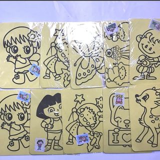 Compo 10 tranh cát loại trung