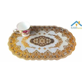 khăn trải bàn dưới kính