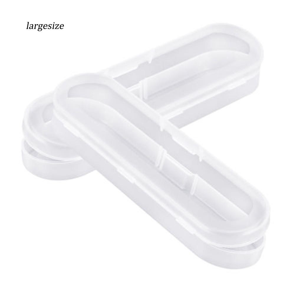 Cỡ Lớn Thiết Kế Giản Dị Thời Trang♥Hộp Nhựa Trong Suốt Có Nắp Đựng Đồ Dùng Ốp