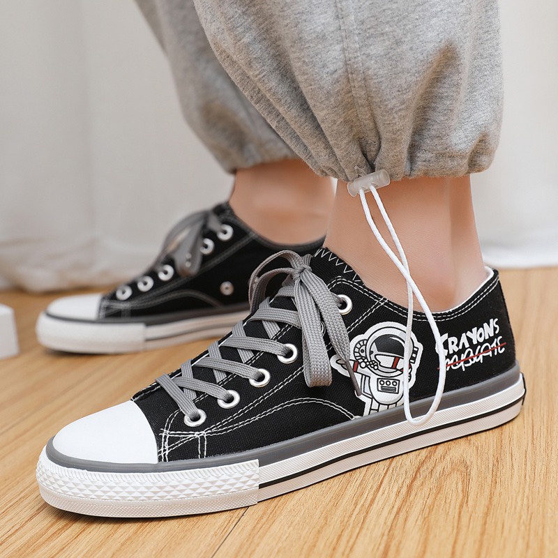 Giày CV Cổ Ngắn Nam CRAYYONSS Phi Hành Gia Kiểu Dáng Thời Trang