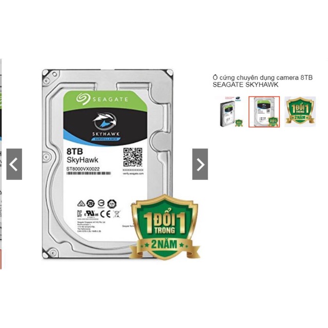 HDD Seagte 8TB  SKYHAWk