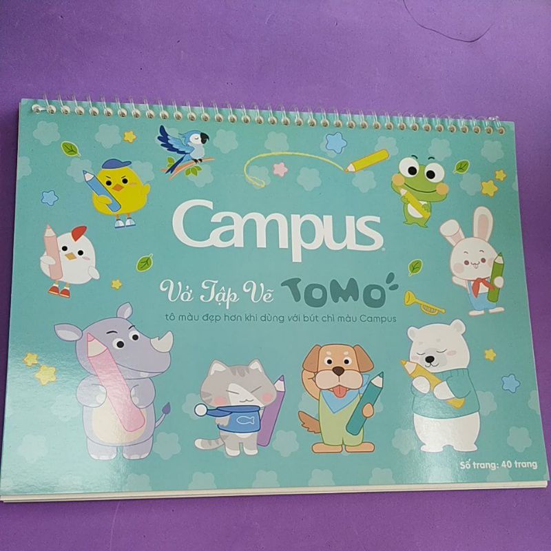 Vở tập vẽ A4 20 tờ campus