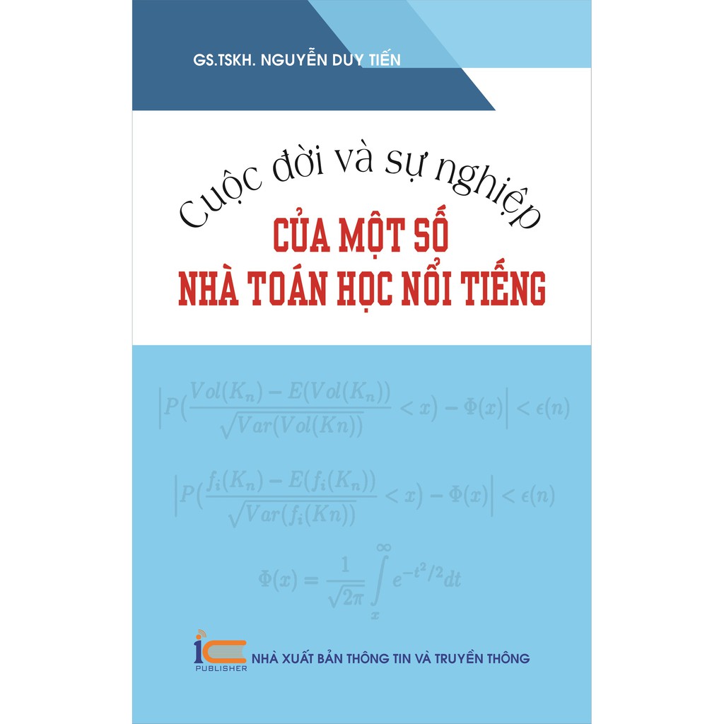 Sách Cuộc đời và sự nghiệp của một số nhà toán học nổi tiếng