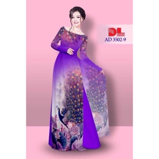 Vải áo dài con công