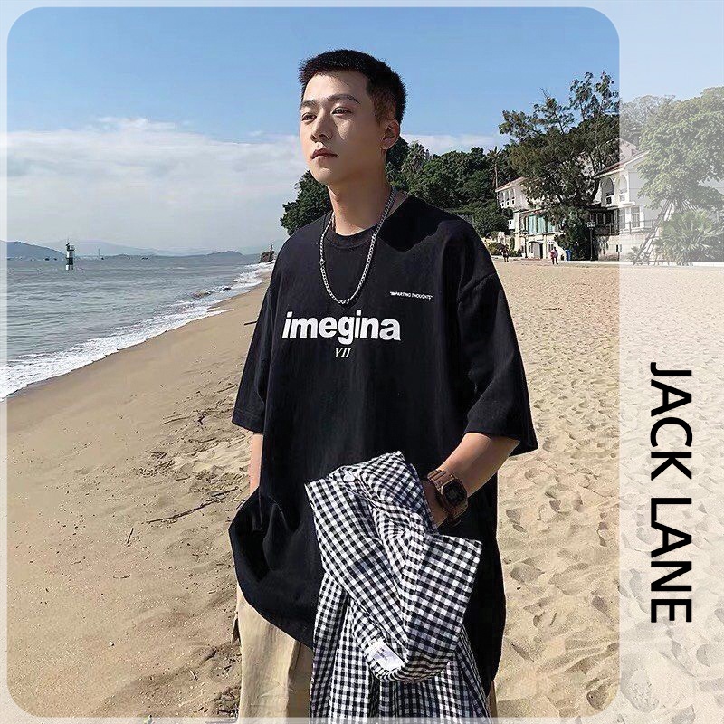 Áo phông Oversize Imegina, JACKLANE , Áo cộc tay Unisex Jack Lane