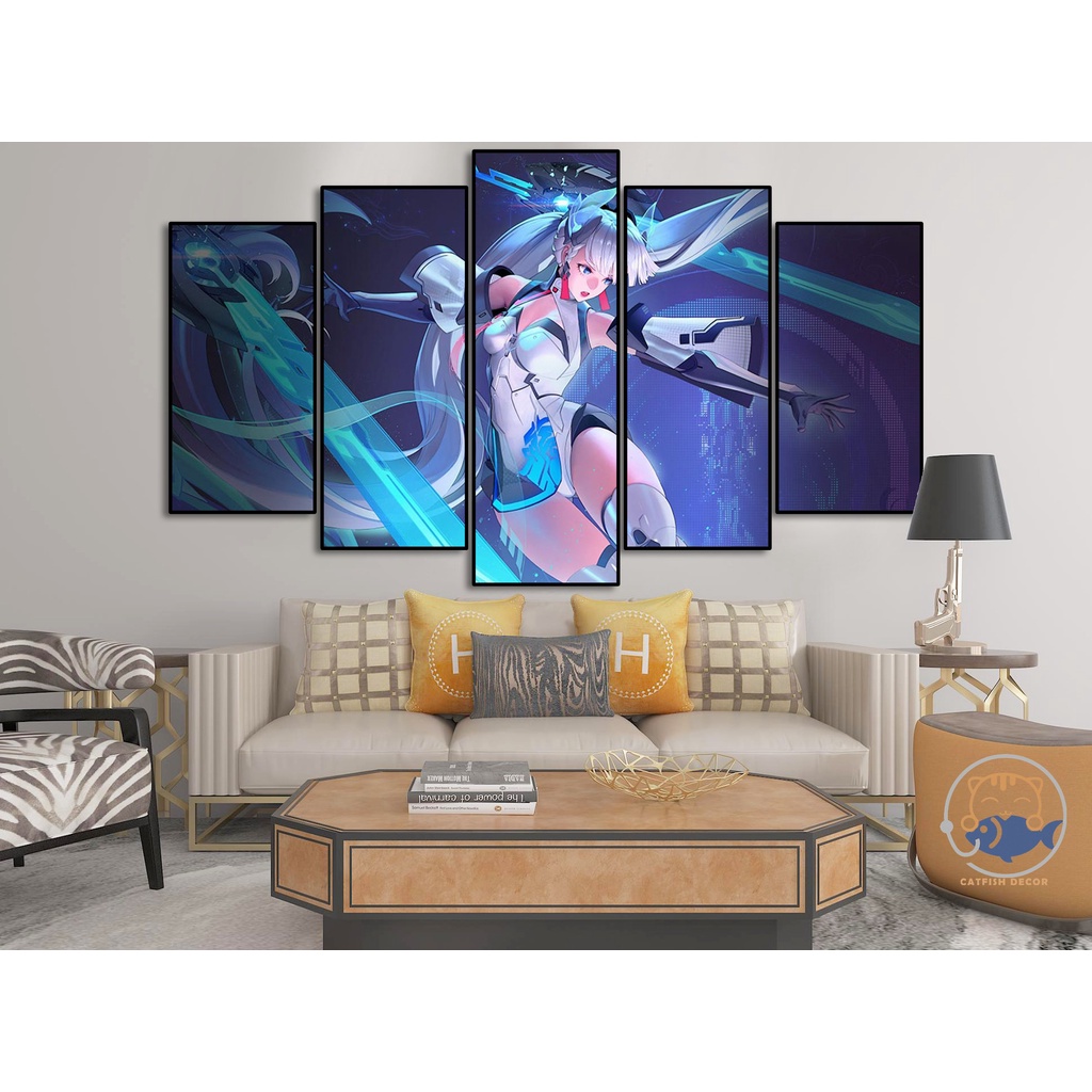 Tranh dán tường decor góc gaming - AOV - Liên Quân mobile - bộ 11