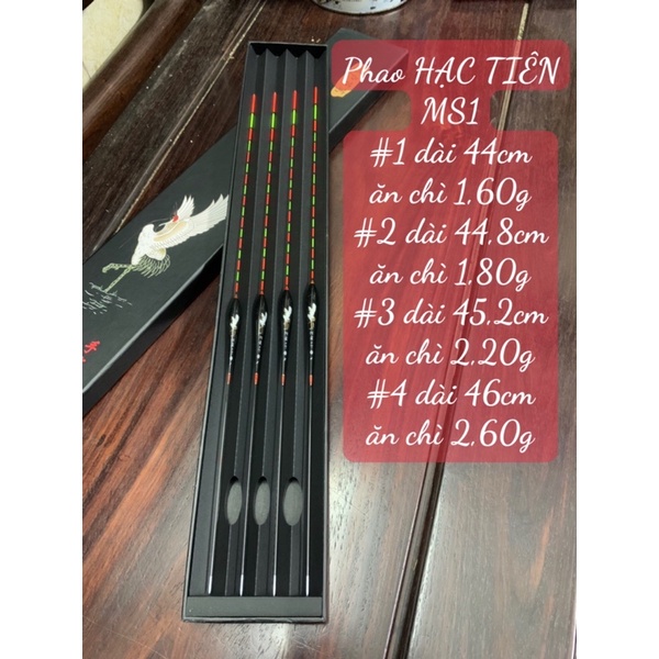 Hộp phao Hạc Tiên cao cấp hộp gồm 4 quả