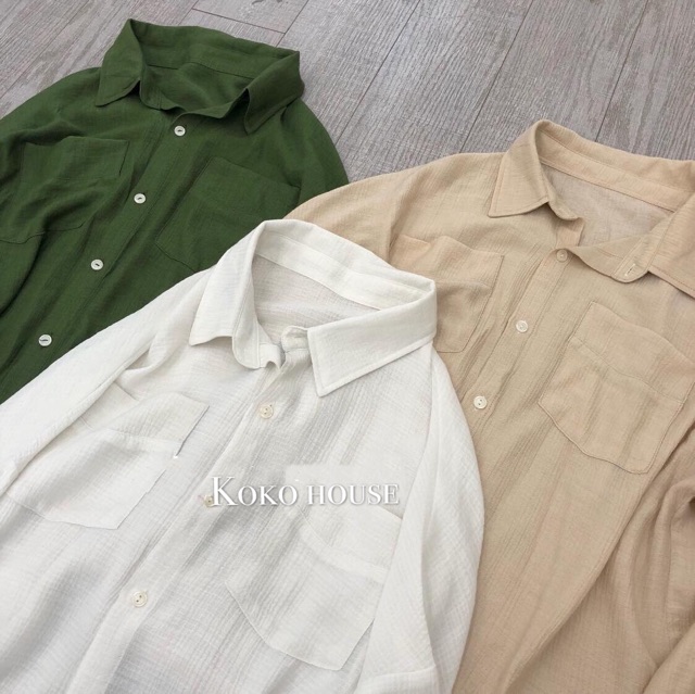 Áo Sơ Mi 2 Túi Form Rộng Oversize | BigBuy360 - bigbuy360.vn