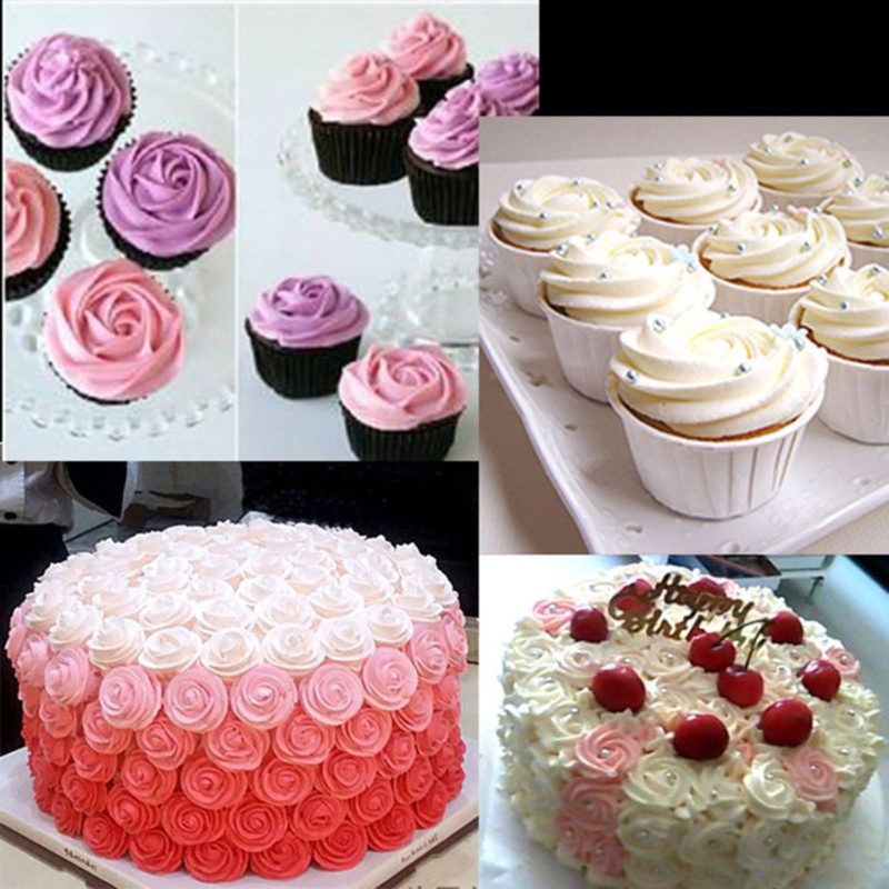 Set 10 Đầu Bắt Bông Kem Trang Trí Bánh Bằng Thép Không Gỉ