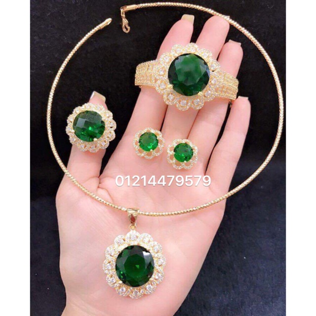 Bộ trang sức xi mạ vàng 18k cao cấp X69
