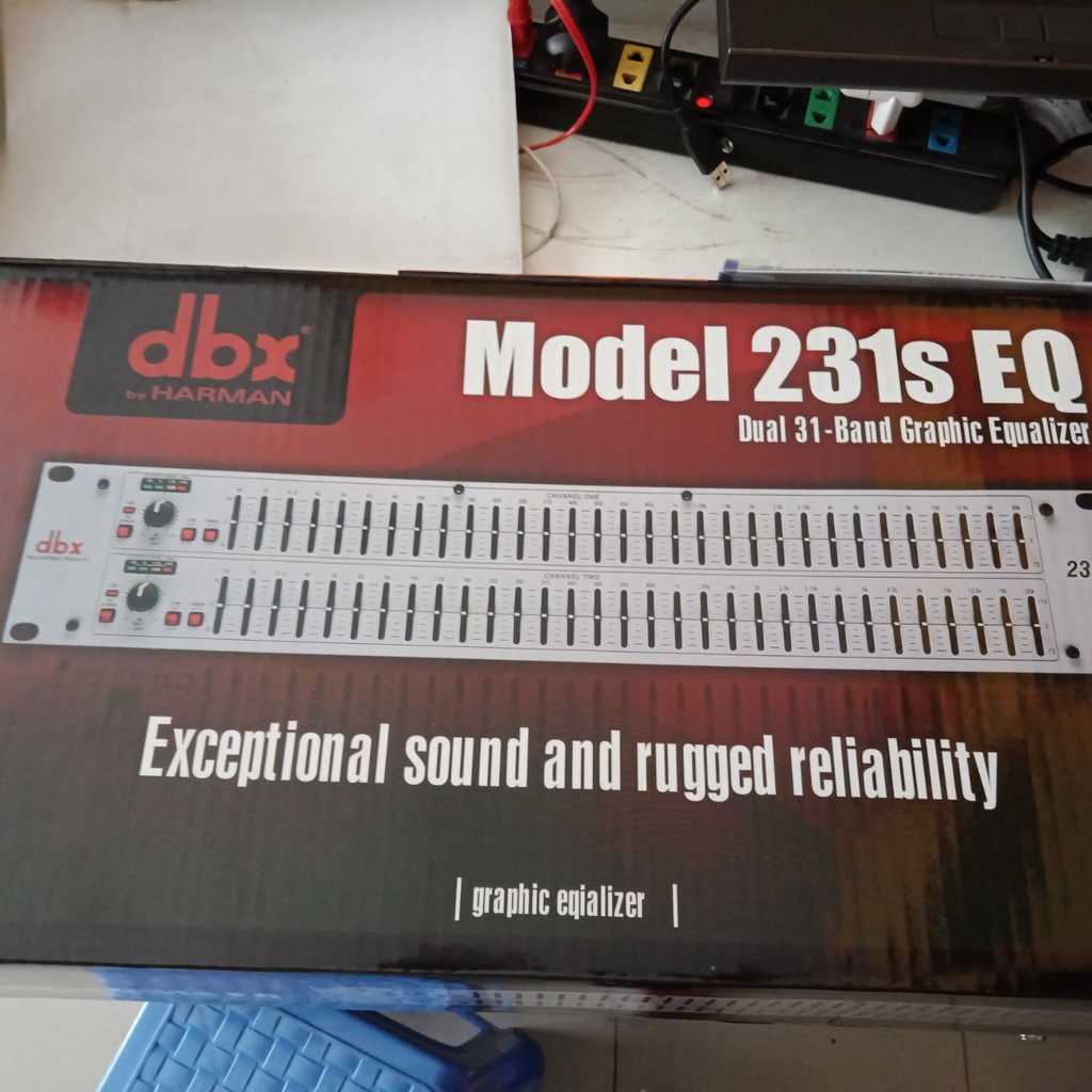 Lọc xì Equalizer DBX 231S hai kênh 31-band