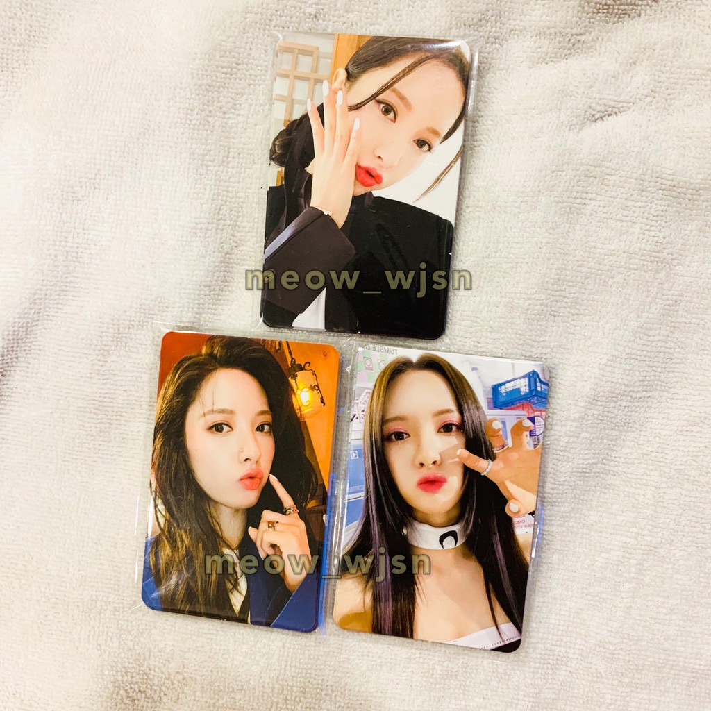Photocard BONA WJSN The Black My Attitude - card hình