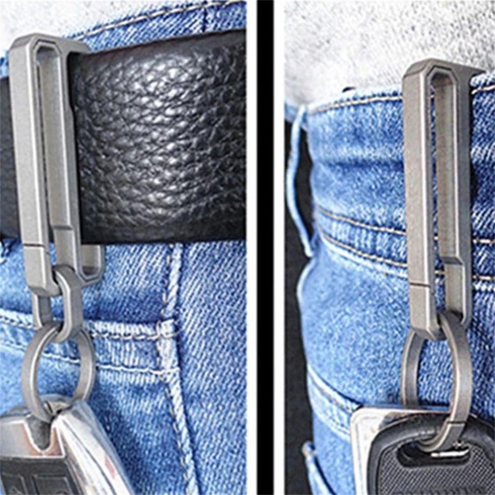 Móc Khóa Xe Hơi Bằng Titan TC4 Chống Thất Lạc Tiện Dụng
