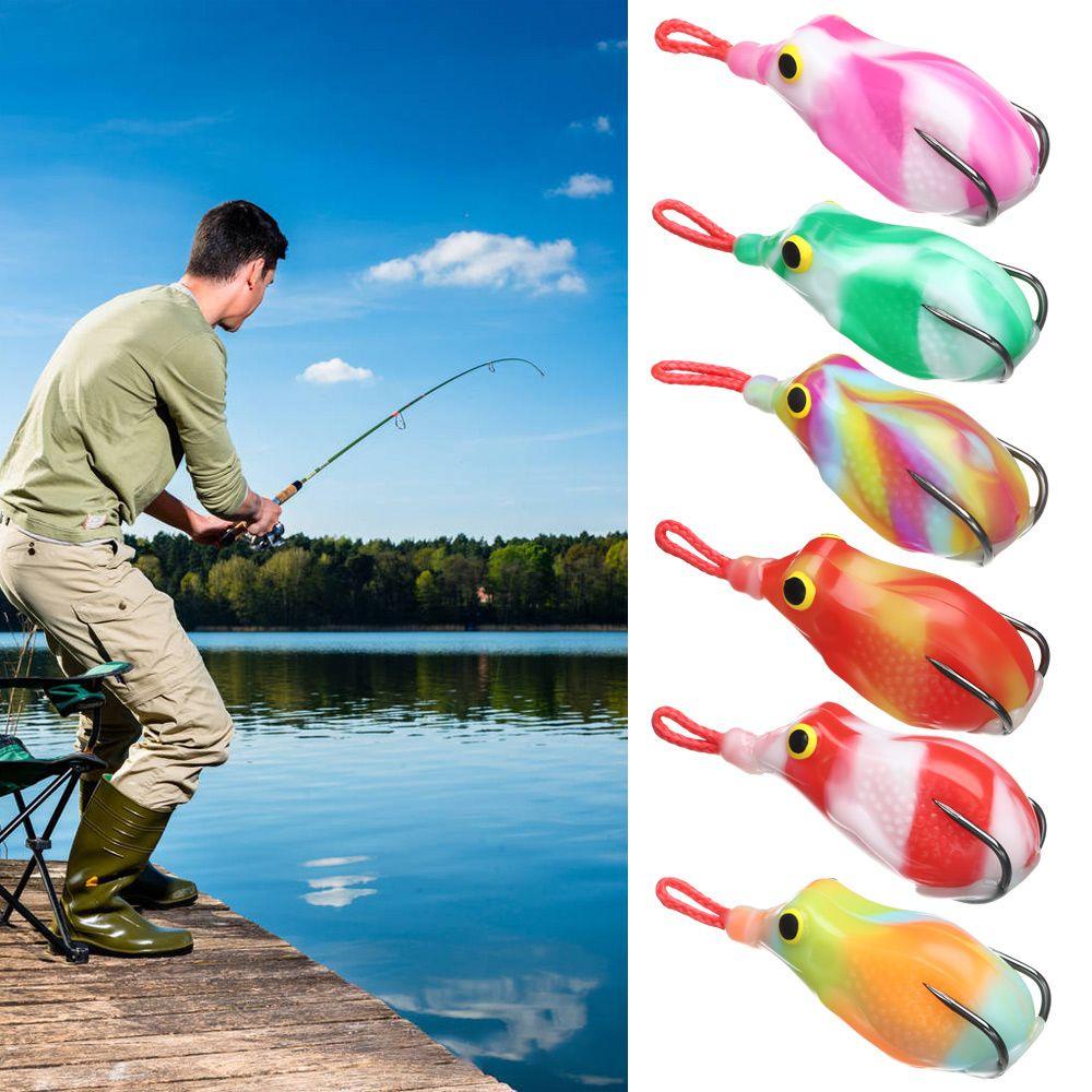 SHOUKEY Mồi Câu Cá Giả Bằng Silicon Màu Trơn Có Móc