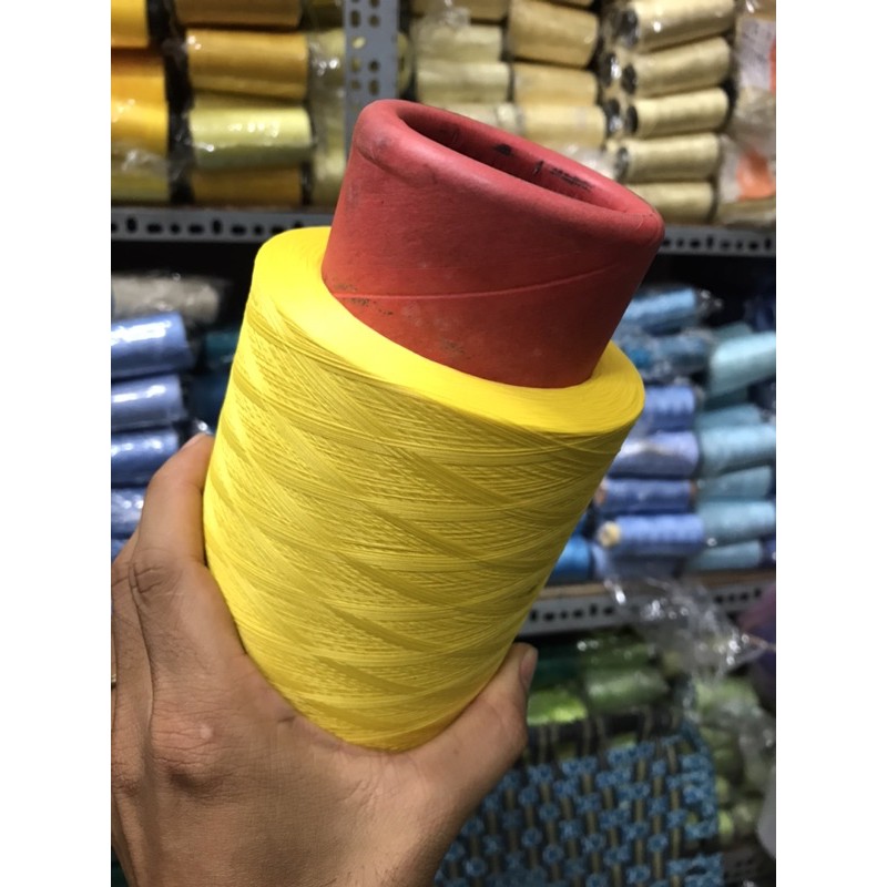 tơ vắt sổ 150D màu vàng cúc