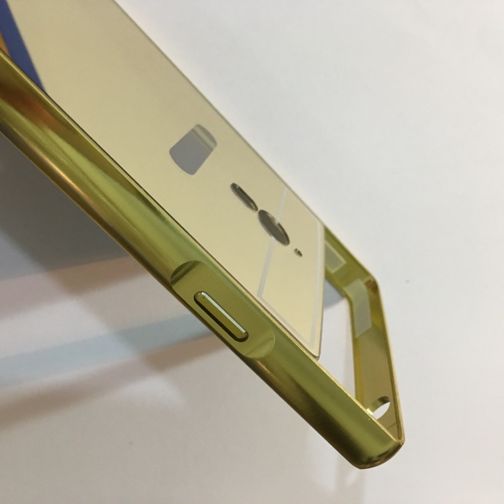 Oppo Find 7 - Ốp lưng điện thoại tráng gương viền kim loại