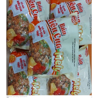 1 thùng bún riêu cua ăn liền Melofood-Garlica