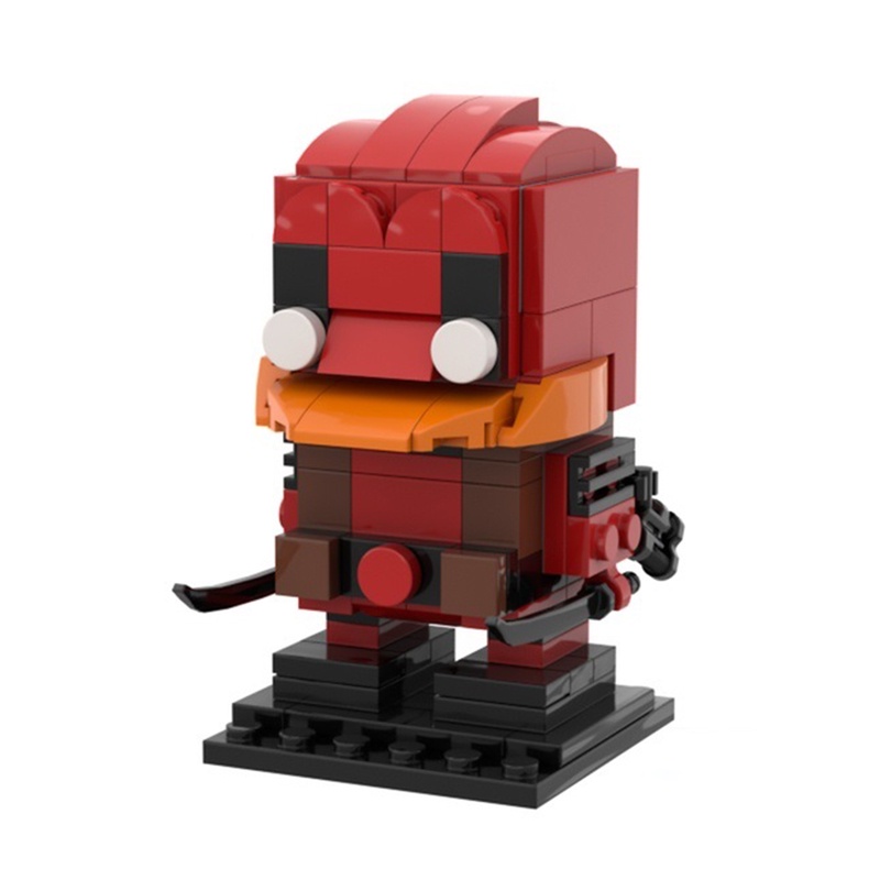 Bộ Đồ Chơi Lego Xếp Hình Đầu Vuông In Hình Deadpool/Vịt Donald Tùy Chỉnh Cho Bé Trai