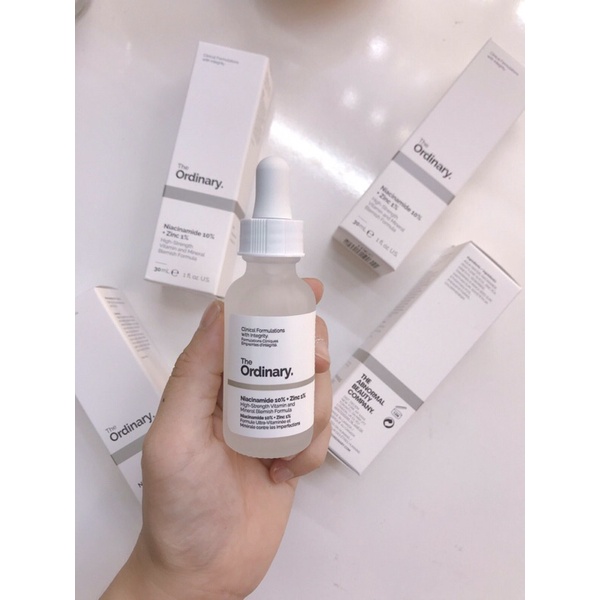 [CHÍNH HÃNG] Serum Ordinary Niacinamide 10%~Zinc1%