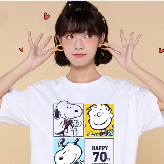 Áo thun Oversize Nam Nữ SNOOPY 70th
