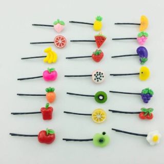 Kẹp tóc hoa quả - mẫu random