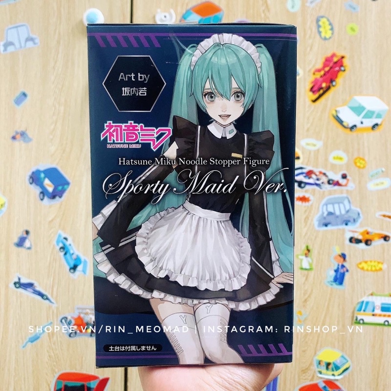 [FURYU] Mô hình chính hãng Hatsune Miku - Noodle Stopper Figure -Sporty Maid Ver.-
