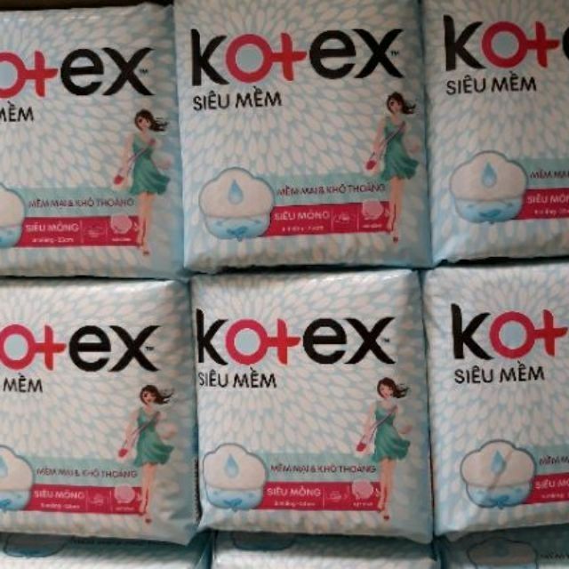 (Thanh lý) Kotex siêu mềm cánh