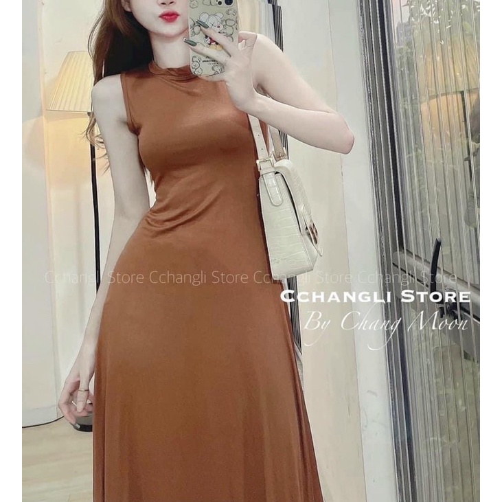 váy thun chất mền
