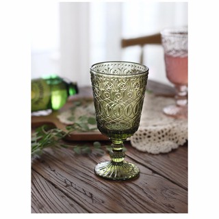Ly thuỷ tinh hoạ tiết 350ml