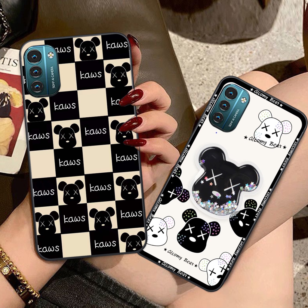 Ốp lưng Nokia G11 - Nokia G21 - Nokia 8.3 - Nokia X5 - Nokia X6 trái tim caro, mikey beabrick cute