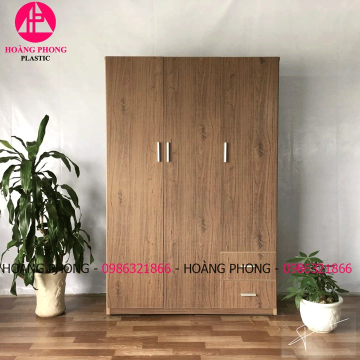 Tủ quần áo 3 cánh ĐẸP TPHCM ( 1M23 X 1M85 ) #100% Miễn phí vận chuyển Bảo hành 2 năm tại nhà | BigBuy360 - bigbuy360.vn