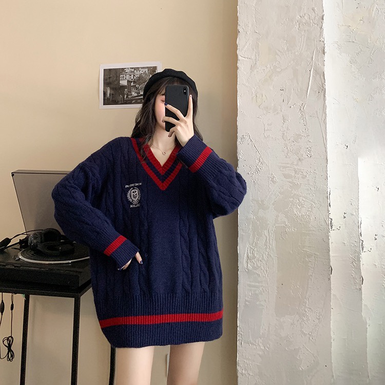 Áo len nữ phong cách Hàn Quốc trẻ trung, dễ thương | BigBuy360 - bigbuy360.vn