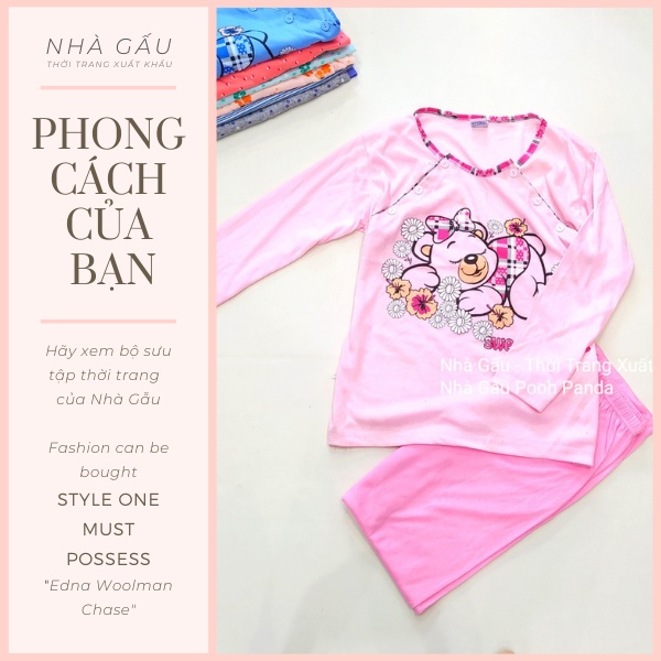Bộ pijama nữ Bigsize cho nữ - hàng B