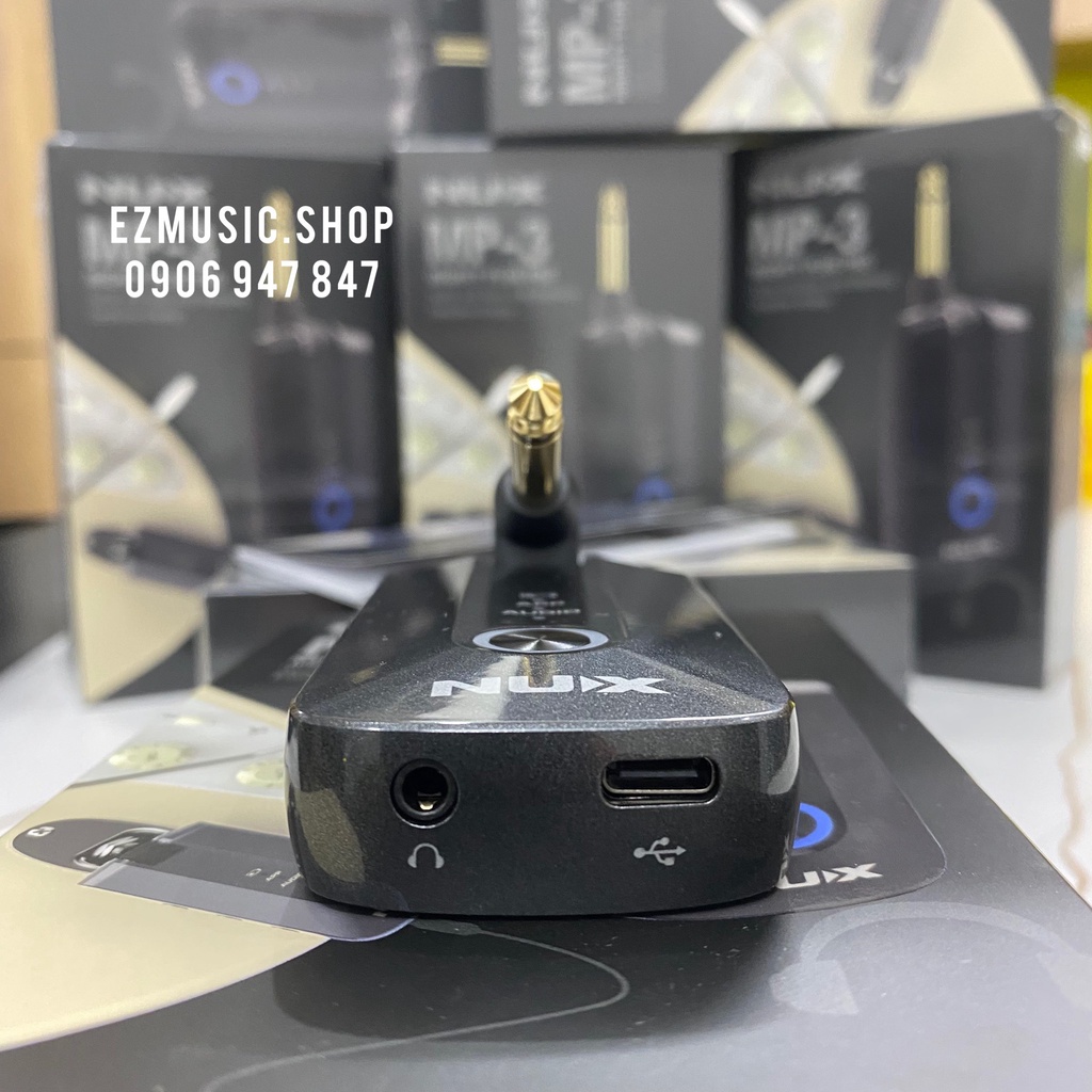 NUX MP-3 Mighty Plug Pro - Amplug dành cho guitar bass/electric/acoustic có bluetooth
